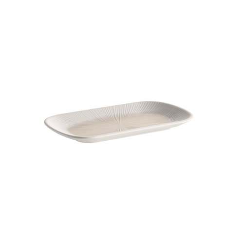 Taca z melaminy GN 1/4, 265x162x25 mm, biała, beżowa | APS, Blush