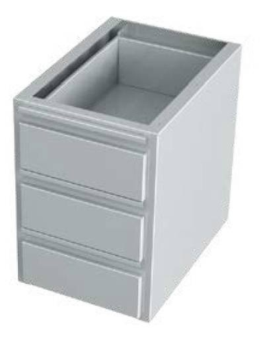 Blok szuflad podwieszany 420x490x600 mm | KOMAT, KST-055-420490