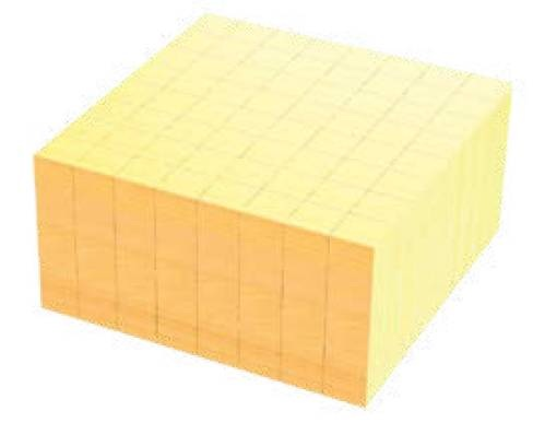 Kloc rozbiorowy drewniany 400x400x200 mm | KOMAT, KST-073-400400