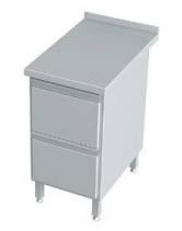 Stół przyścienny z szufladami 600x600x850 mm | KOMAT, KST-024-600600