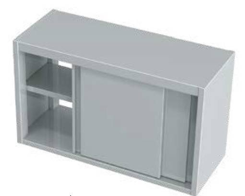 Szafka przelotowa z drzwiami suwanymi 800x400x600 mm | KOMAT, KGT-086-800400