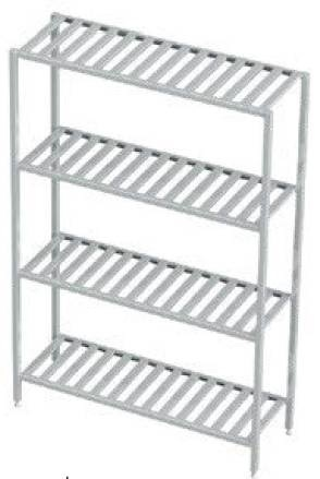 Regał gretingowy 700x400x1800 mm | KOMAT, KRT-315-700400