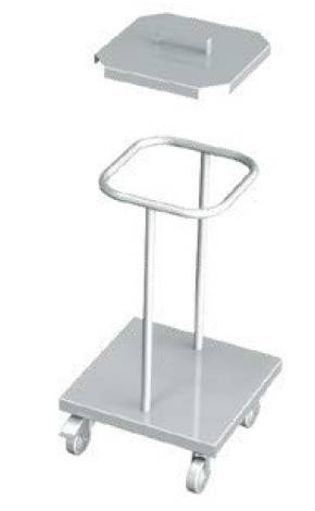 Stojak jezdny na worek na odpadki 450x450x800 mm | KOMAT, KKT-454-450450