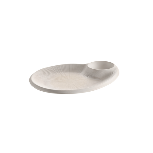 Talerz płytki z melaminy, 240x200 mm | APS, Blush