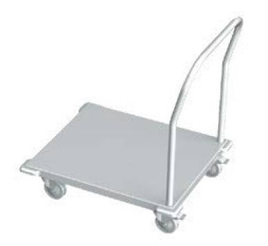 Wózek transportowy 600x600x850 mm | KOMAT, KWT-400-600600