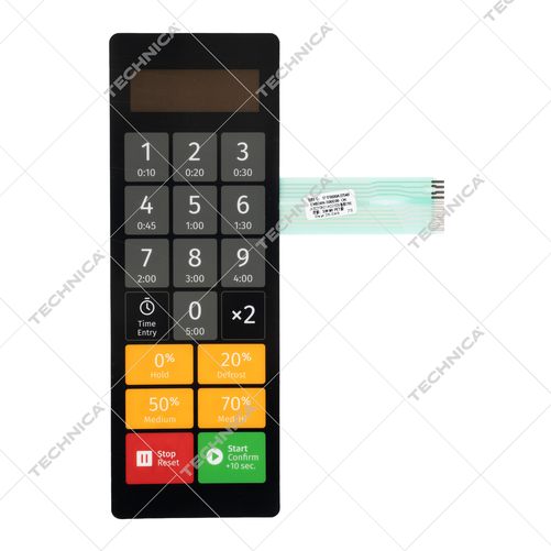 Membrana panelu sterowania do kuchenki mikrofalowej 241934E | TECHNICA, 241934E/009