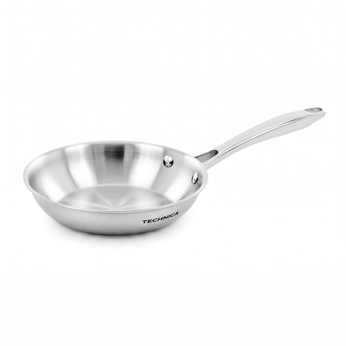 Patelnia trójwarstwowa 1,26 l o średnicy 200 mm ze stali nierdzewnej | TECHNICA, Diamond Line
