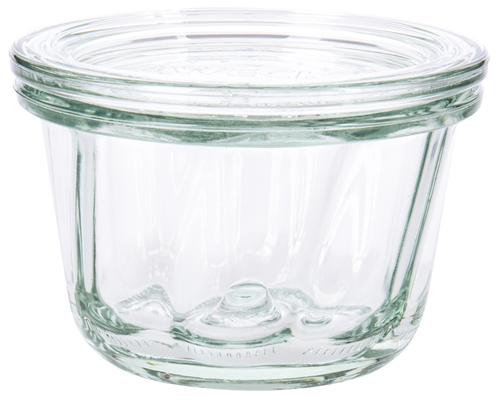 Foremka do babeczki gugelhupf Weck®, ze szklaną pokrywką, do wypieków i deserów, ø90x54 mm, bezbarwna | CONTACTO, 2732/165