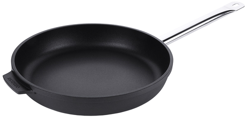 Patelnia średnia VINDALOO, aluminium odlewane 6 mm, indukcja, powłoka nieprzywierająca PTFE, ø280x50 mm, czarna | CONTACTO, 5595/280