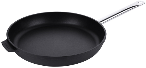 Patelnia średnia VINDALOO, aluminium odlewane 6 mm, indukcja, powłoka nieprzywierająca PTFE, ø320x50 mm, czarna | CONTACTO, 5595/320