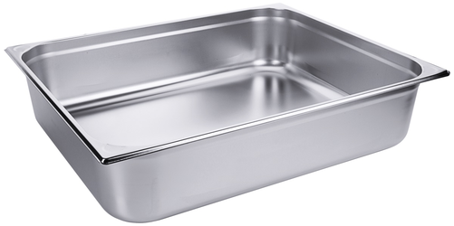 Pojemnik GN 2/1, stal nierdzewna, sztaplowalny, głębokość 150 mm, inox | CONTACTO, 8621/150