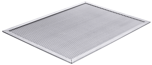 Siatka do pizzy prostokątna, aluminium, do cienkiego i chrupkiego ciasta, 400x300 mm, inox | CONTACTO, 1748/400
