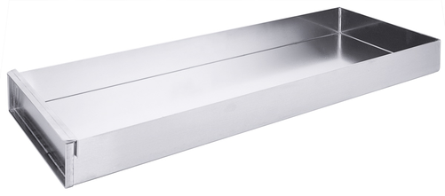 Taca do ciasta GN 1/1, aluminium z wyjmowanym końcem, do krojenia porcji, 530x325x50 mm, inox | CONTACTO, 4730/011