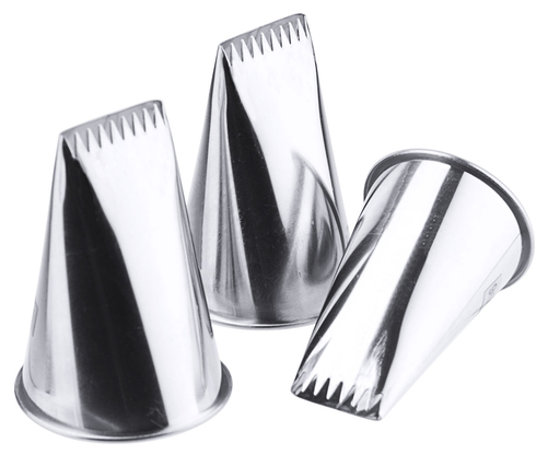 Tylka cukiernicza wstążka gwiazdkowa 5-zębna, stal nierdzewna 18/10, 9x2x40 mm | CONTACTO, 759/009