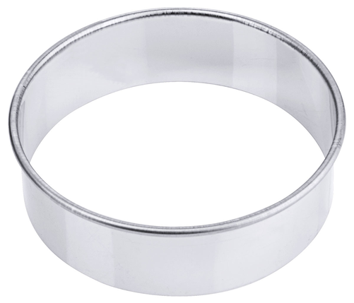Wykrawacz do ciastek okrągły gładki, stal nierdzewna 18/10, precyzyjny, ø65x30 mm, inox | CONTACTO, 4041/065