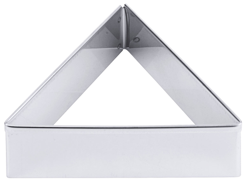 Wykrawacz do ciastek trójkąt gładki, stal nierdzewna 18/10, precyzyjny, 47x30 mm, inox | CONTACTO, 4036/047