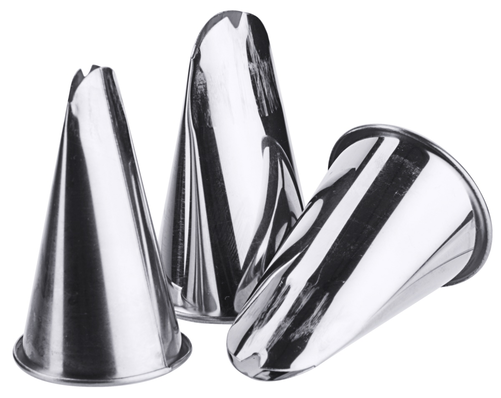 Tylka cukiernicza liść, stal nierdzewna 18/10, 14x5x40 mm | CONTACTO, 790/014