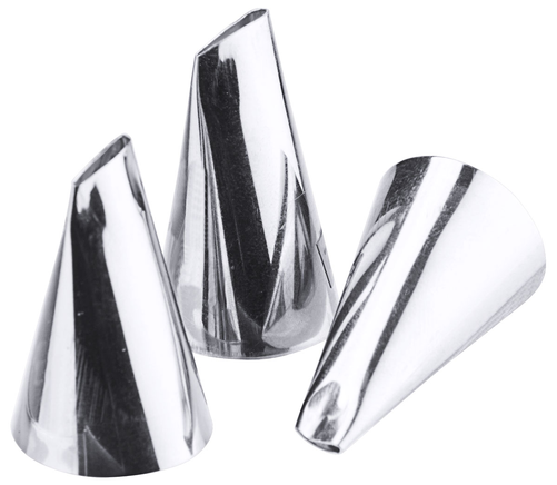 Tylka cukiernicza róża, prawa strona, stal nierdzewna 18/10, ø9x40 mm | CONTACTO, 756/009