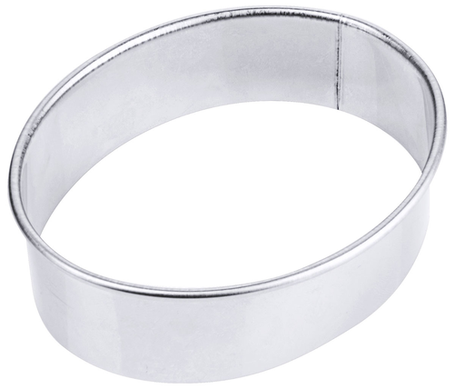 Wykrawacz do ciastek owalny gładki, stal nierdzewna 18/10, precyzyjny, 59x39x30 mm, inox | CONTACTO, 4042/059