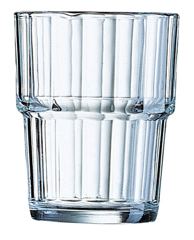 Szklanka niska 0,25 l, przezroczysta, 6 szt. | ARCOROC, Norvege