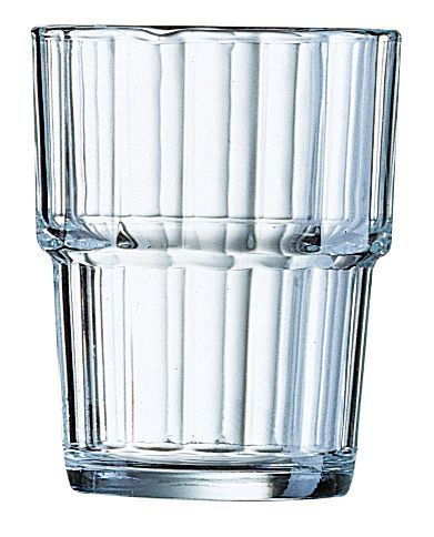 Szklanka niska 0,25 l, przezroczysta, 6 szt. | ARCOROC, Norvege