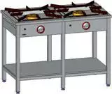 Kuchnia gazowa 2-palnikowa, 1150x600x850 mm z półką, 2x9 kW | EGAZ, TG-220.III