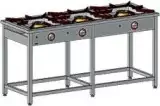 Kuchnia gazowa 3-palnikowa, 1690x600x850 mm, 1x5+1x7+1x9 kW | EGAZ, TG-322.II