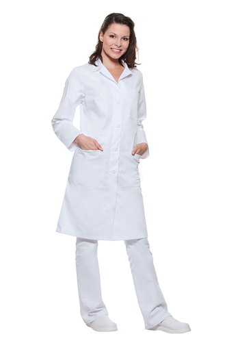 Kitel medyczny damski, rozmiar XL, biały | KARLOWSKY, Basic