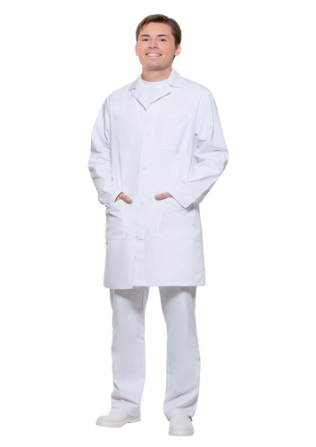 Kitel medyczny męski, rozmiar XXXL, biały | KARLOWSKY, Basic