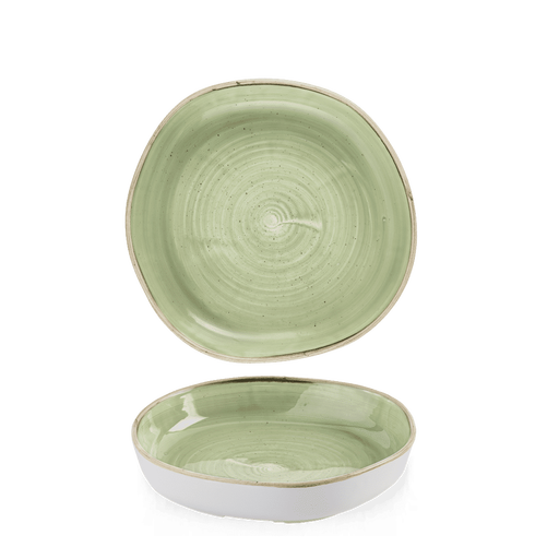 Miska 230 mm | CHURCHILL, Stonecast Sage Green, Organic
