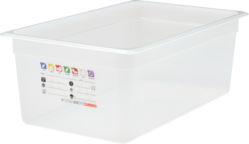 Pojemnik GN 1/1 200 mm z polipropylenu | CAMBRO, Safe Trak