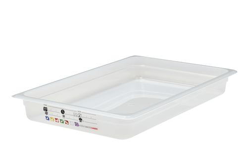 Pojemnik GN 1/1 65 mm z polipropylenu | CAMBRO, Safe Trak