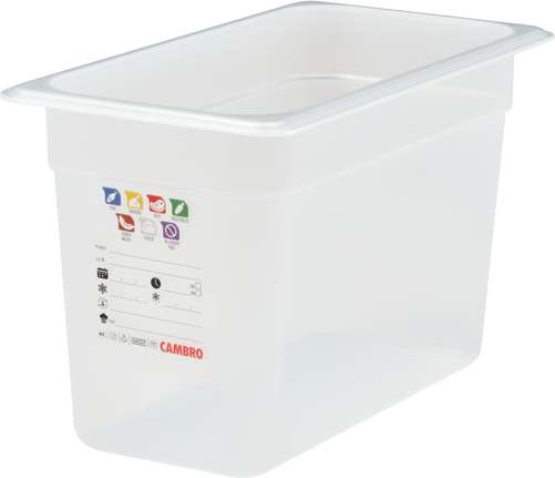 Pojemnik GN 1/3 200 mm z polipropylenu | CAMBRO, Safe Trak