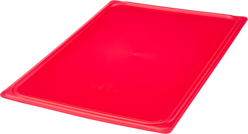 Pokrywka do pojemników GN 1/1 z polipropylenu, czerwona | CAMBRO, Safe Trak