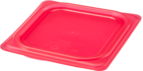 Pokrywka do pojemników GN 1/6 z polipropylenu, czerwona | CAMBRO, Safe Trak