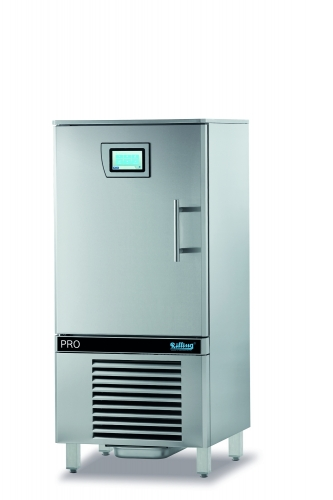 Schładzarko-zamrażarka szokowa 10x GN 1/1, z agregatem, 2 kW, 790x846x1753 mm | RILLING, Pro