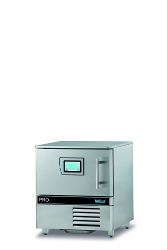 Schładzarko-zamrażarka szokowa 4x GN 1/1, z agregatem, 0,8 kW, 790x846x900 mm | RILLING, Pro