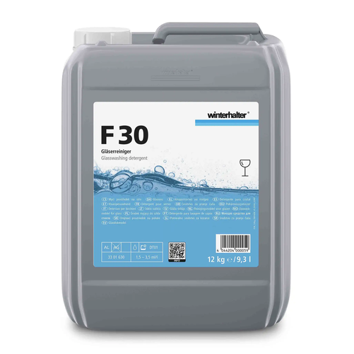 Płyn myjący do szkła idealny połysk 12 kg | WINTERHALTER, F 30