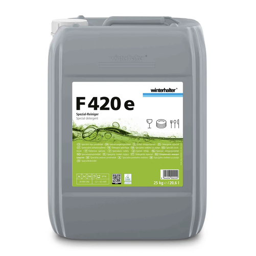 Specjalny płyn myjący bistro ekologiczne mycie 25 kg | WINTERHALTER, F 420 e