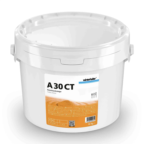 Środek do namaczania sztućców do stali nierdzewnej 10 kg | WINTERHALTER, A 30 CT