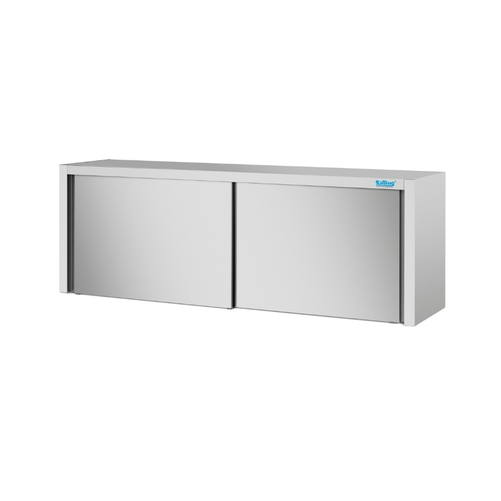 Szafka wisząca z drzwiami suwanymi, ze stali nierdzewnej, 1000x400x550 mm | RILLING, HS 04100 0000