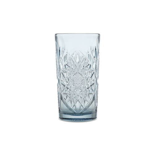 Szklanka wysoka, niebieska 0,473 l, 85x160 mm | LIBBEY, Hobstar