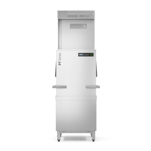 Zmywarka kapturowa z wbudowanym dozownikiem detergentu, z modułem odzysku ciepła EnergyPlus, kosz: 500x500 / 500x600 mm, 735x750x2405-2450 mm | WINTERHALTER, PT-XL EnergyPlus