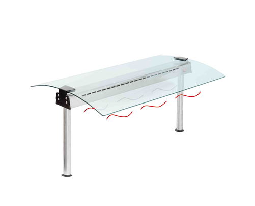Nadstawa chłodnicza GN 1/1, 772x590x480 mm | ASBER, FS-H-CG2-211