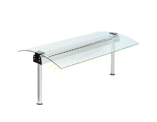 Nadstawa chłodnicza GN 1/1, 772x590x480 mm | ASBER, FS-L-CG2-211