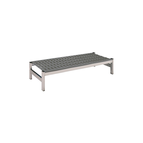 Podest aluminiowo-polipropylenowy, 1285x500x250 mm | ASBER, BA-1250-G