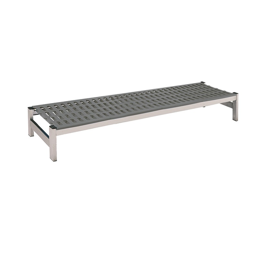 Podest aluminiowo-polipropylenowy, 1685x500x250 mm | ASBER, BA-1650-G