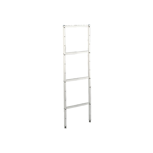 Podpora aluminiowa do regału modułowego, 4-poziomowa, 1750x600 mm | ASBER, P-64-G