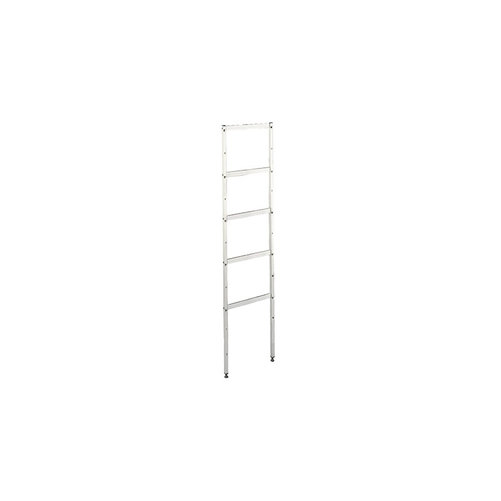 Podpora aluminiowa do regału modułowego, 5-poziomowa, 1750x400 mm | ASBER, P-45-G