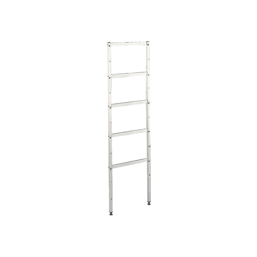 Podpora aluminiowa do regału modułowego, 5-poziomowa, 1750x600 mm | ASBER, P-65-G